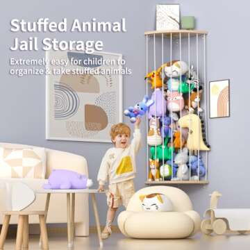 Zayysoha Stuffed Animal Storage Solution for Kids