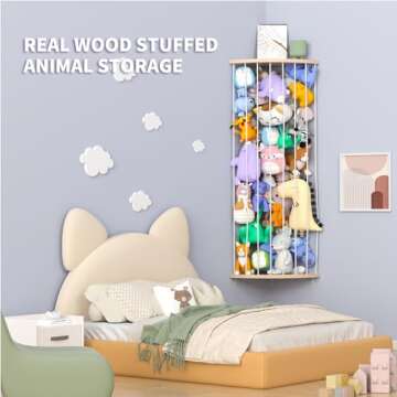 Zayysoha Stuffed Animal Storage Solution for Kids