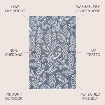 Stylish JONATHAN Y Area Rug for Indoor and Outdoor Use