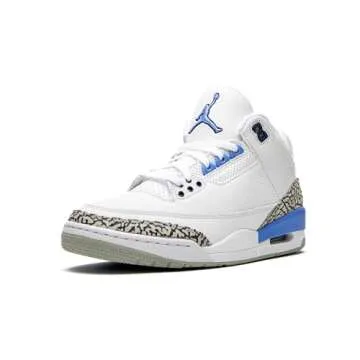 Jordan Mens Air 3 Retro CT8532 104 UNC Sneakers - Size 8