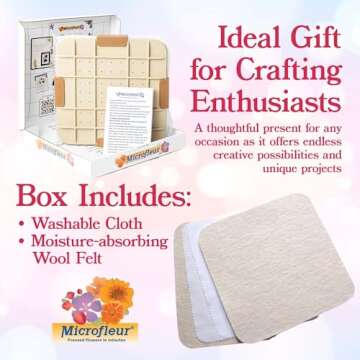 Microfleur Max Microwave Flower Press and Max Refill Pack