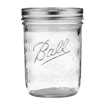 Ball 16-Ounce Wide Mouth Mason Jar Set - 12 Count