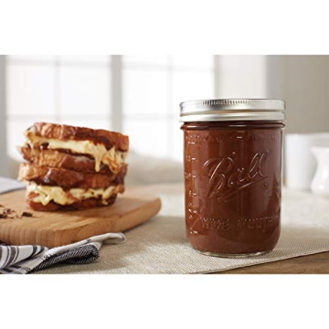 Ball 16-Ounce Wide Mouth Mason Jar Set - 12 Count
