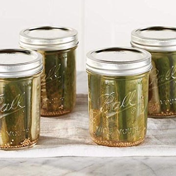 Ball 16-Ounce Wide Mouth Mason Jar Set - 12 Count