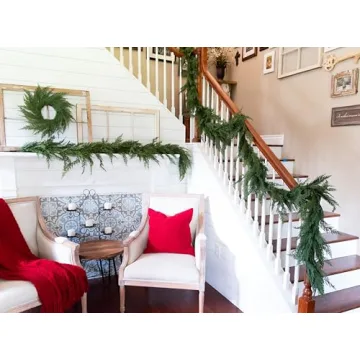 Extra Full Faux Cedar Garland - 72" Christmas Decor