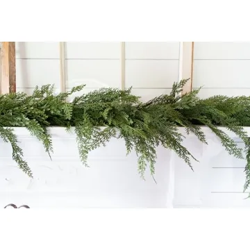 Extra Full Faux Cedar Garland - 72" Christmas Decor