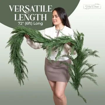 Extra Full Faux Cedar Garland - 72" Christmas Decor
