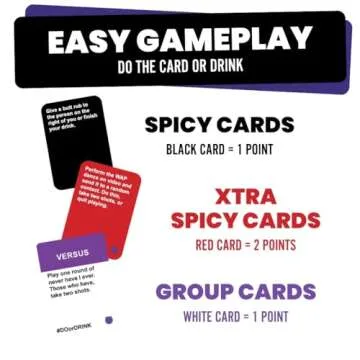 Do or Drink Naughty Edition - The Adult Drinking Game for Spicy Situations - Fun Party Games for Adults with 250 Cards - Great for Game Night, Pre Games, After Parties, and More
