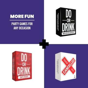 Do or Drink Naughty Edition - The Adult Drinking Game for Spicy Situations - Fun Party Games for Adults with 250 Cards - Great for Game Night, Pre Games, After Parties, and More