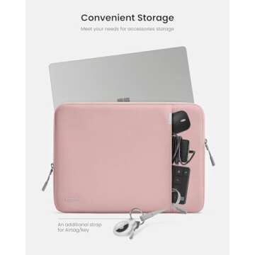 tomtoc 360° Protective Laptop Sleeve for 13.5-14.4 Inch Surface Laptop Studio/6/5/4/3, Surface Book, Water-Resistant Laptop Case for Acer Aspire/Swift 14, ASUS Vivobook/Zenbook 14, Jumper EZbook X3