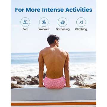 maamgic Mens Swim Trunks with Compression Liner