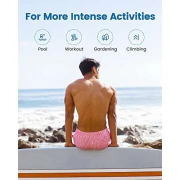 maamgic Mens Swim Trunks with Compression Liner