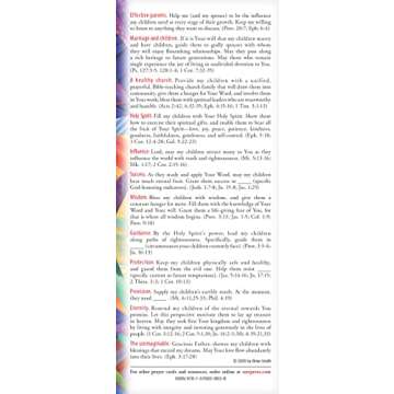 Scriptural Blessings to Pray for Your Children 50-pack (Prayer Cards)