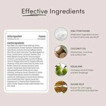 Jupiter Anti-Dandruff Shampoo, for Women & Men, Physician-Formulated for Flaky, Itchy, Oily, Dry Scalp, Vegan, Sulfate-Free, Color-Safe, & Paraben-Free, Anti-Dandruff Shampoo with Zinc, 9.5 fl oz