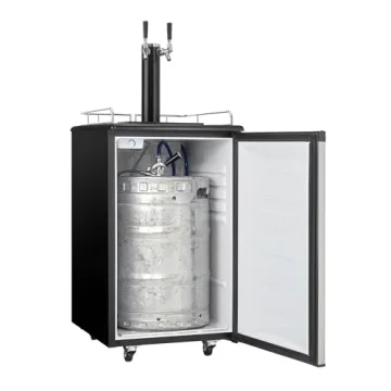 Danby 5.4 Cu.Ft Double Tap Kegerator with Unique Features