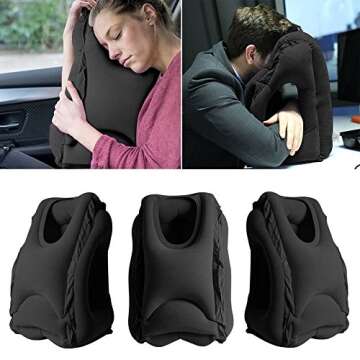 HOMCA Travel Pillow - Inflatable Comfort for All Journeys