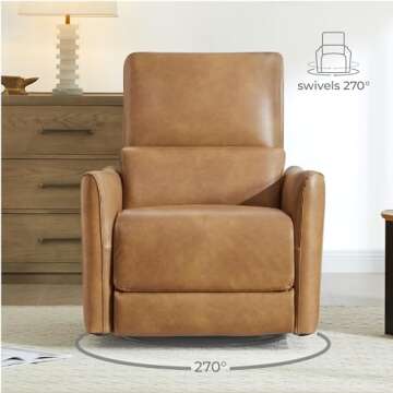 CHITA Power Recliner Chair - Swivel Glider for Comfort