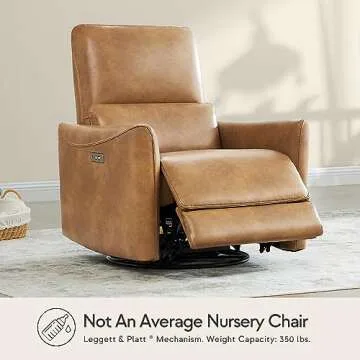 CHITA Power Recliner Chair - Swivel Glider for Comfort