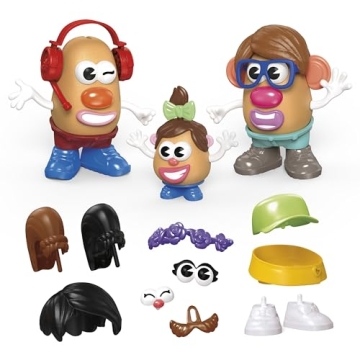 Potato Head Create Your Potato Head Family Set with 44 Parts and Pieces, Creative Toddler and Presch...