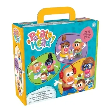 Potato Head Create Your Potato Head Family Set with 44 Parts and Pieces, Creative Toddler and Preschool Toys for 2 Year Old Girls and Boys and Up (Amazon Exclusive)