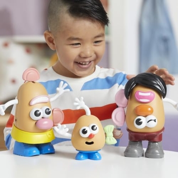 Potato Head Create Your Potato Head Family Set with 44 Parts and Pieces, Creative Toddler and Preschool Toys for 2 Year Old Girls and Boys and Up (Amazon Exclusive)
