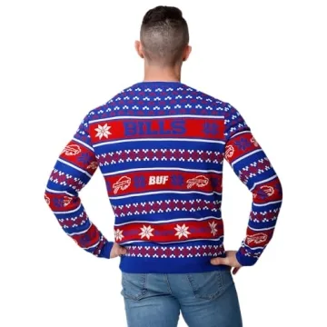 FOCO NFL Big Logo Ugly Sweater - Show Your Team Spirit