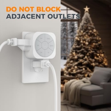 Compact Countdown Timer Outlet for Smart Home Living