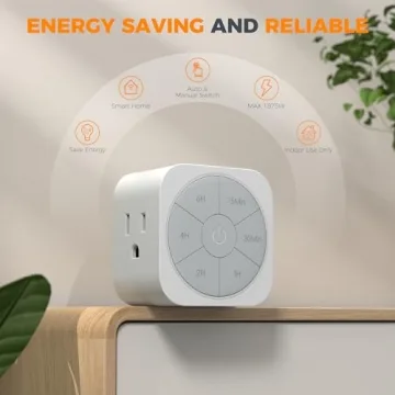 Compact Countdown Timer Outlet for Smart Home Living