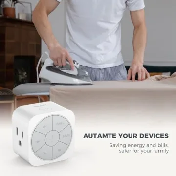 Compact Countdown Timer Outlet for Smart Home Living