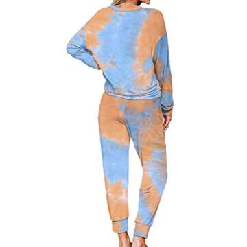 Soft Tie Dye Lounge Sets for Women by NSQTBA