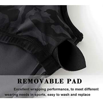 Dragon Fit Women’s Longline Sports Bra Wirefree Padded Medium Support Yoga Bras Gym Running Workout Tank Tops