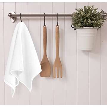 GOLD TEXTILES 24 Pack White Hand Towels for Home and Spa