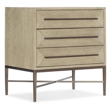 Hooker Furniture Bedroom Cascade Three-Drawer Nightstand