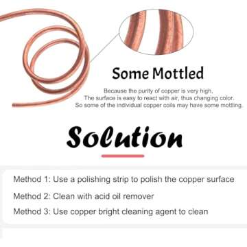 XIFOWE 99.9% Copper Tube 1/4" OD x 3/16" ID 5 Ft, Tube Wall: 1/32", Refrigeration Seamless Round T2 Pure Copper Tubes, Soft Coil Copper Tubing, Used In Refrigerators, Air conditioners, DIY projects...