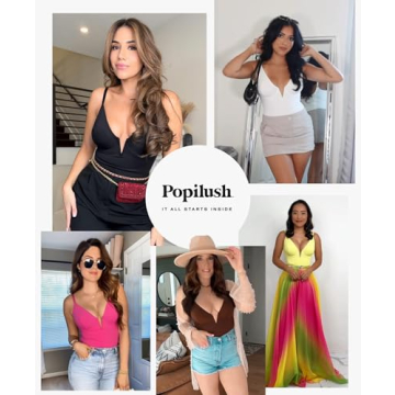 Popilush Shapewear Bodysuits for Women Tummy Control Corset