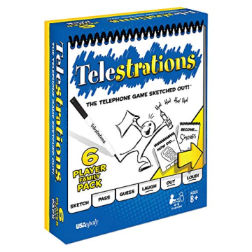 USAopoly Telestrations Original 6 Player Fun Family Game
