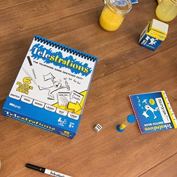 USAopoly Telestrations Original 6 Player Fun Family Game