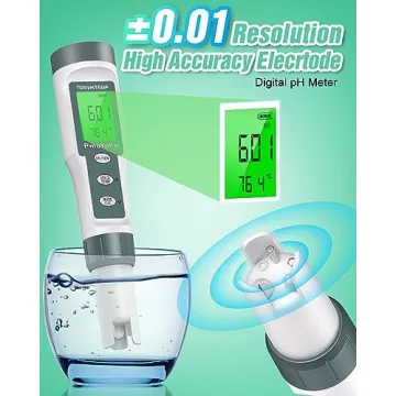 High Accuracy 3 in 1 Digital pH/TDS Meter