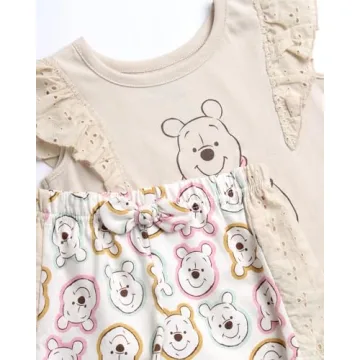 Disney Girls’ Minnie Mouse Shorts Set - Fun & Comfy