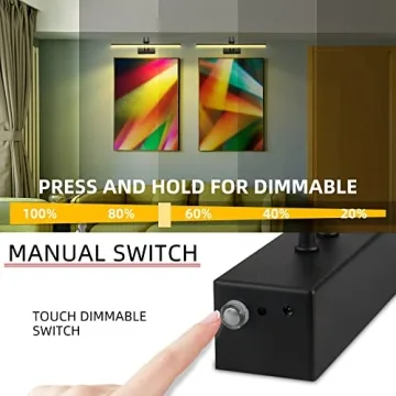 Rechargeable Picture Light for Art with Remote Control