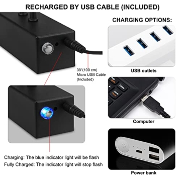Rechargeable Picture Light for Art with Remote Control
