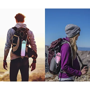 Enerbone 32 oz Motivational Water Bottle for Hydration