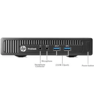 HP ProDesk Mini Desktop & 24in FHD Monitor Bundle