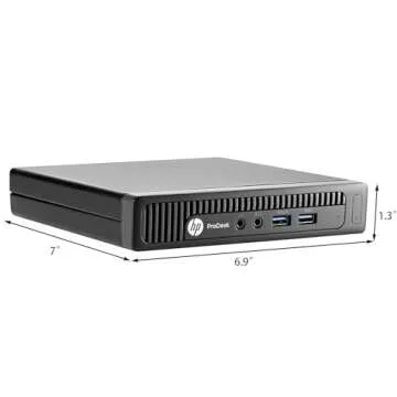 HP ProDesk Mini Desktop & 24in FHD Monitor Bundle