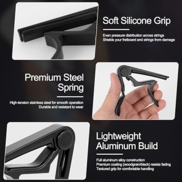 Ortarco 2-Pack Guitar Capo - Perfect for Acoustic & Electric Players