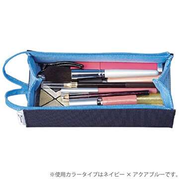 Dpnamron Kokuyo C2 Tray Type Pencil Case - Light Gray Pink