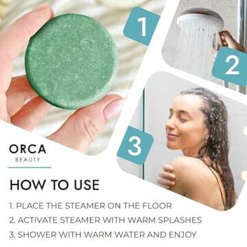 Orca Beauty Shower Steamers | Aromatherapy Spa Gifts