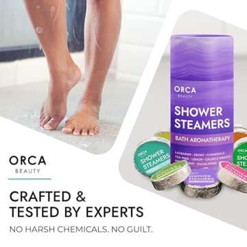 Orca Beauty Shower Steamers | Aromatherapy Spa Gifts