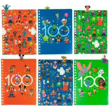 Disney 100 Anniversary Tab Journal Notebook - 144 Pages