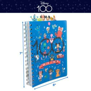 Disney 100 Anniversary Tab Journal Notebook - 144 Pages